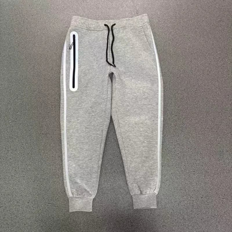 Nike Tech Fleece Hoodie and Joggers Set Reflective Stripe — 灰色裤子