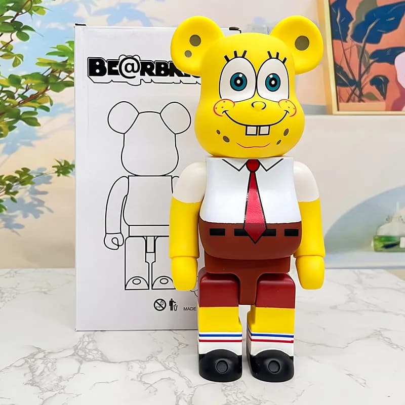Be@rbrick Bearbrick Maneki-neko x Milky — Spongebob