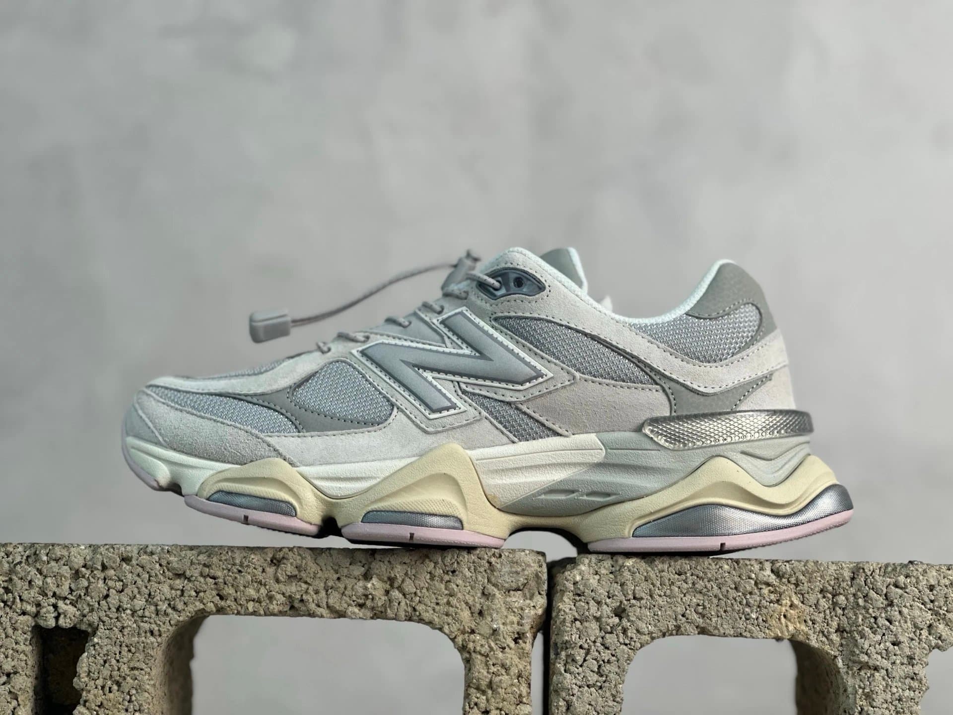 New Balance 9060 Pastel Cloud — AY版本 9060NB · NB9060浅灰紫 货号：U9060GM