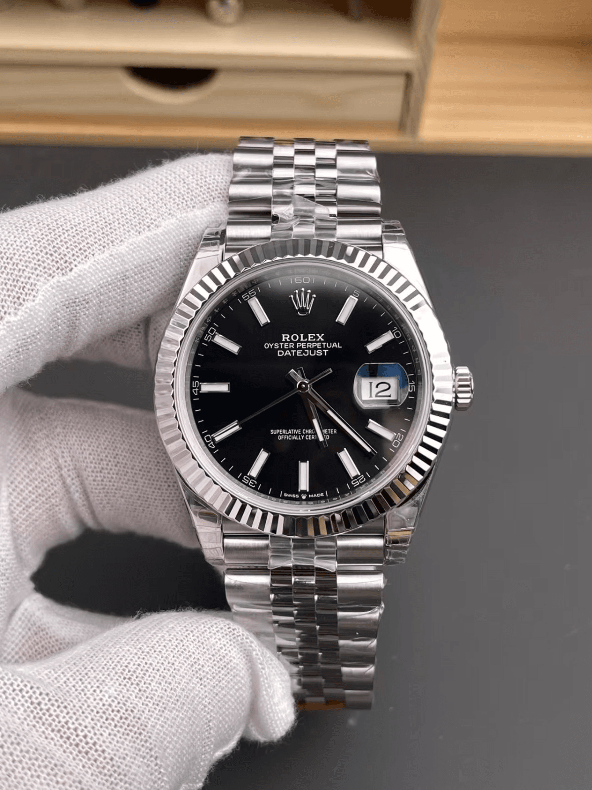 Rolex Oyster Perpetual Datejust Black Dial