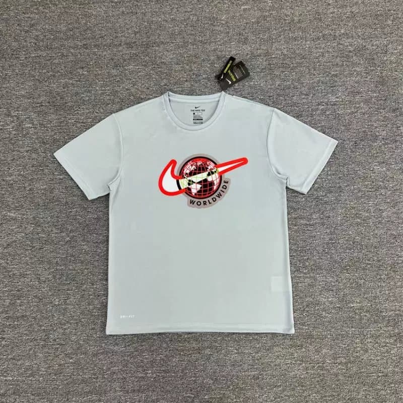Nike Just Do It Tee Alien Logo — 环保地球（灰色）速干