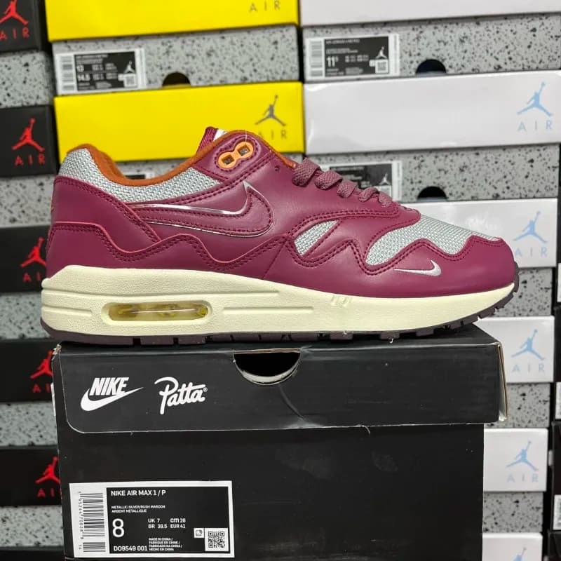 Nike Air Max 1 Leopard Print — 玫红 D09549-001