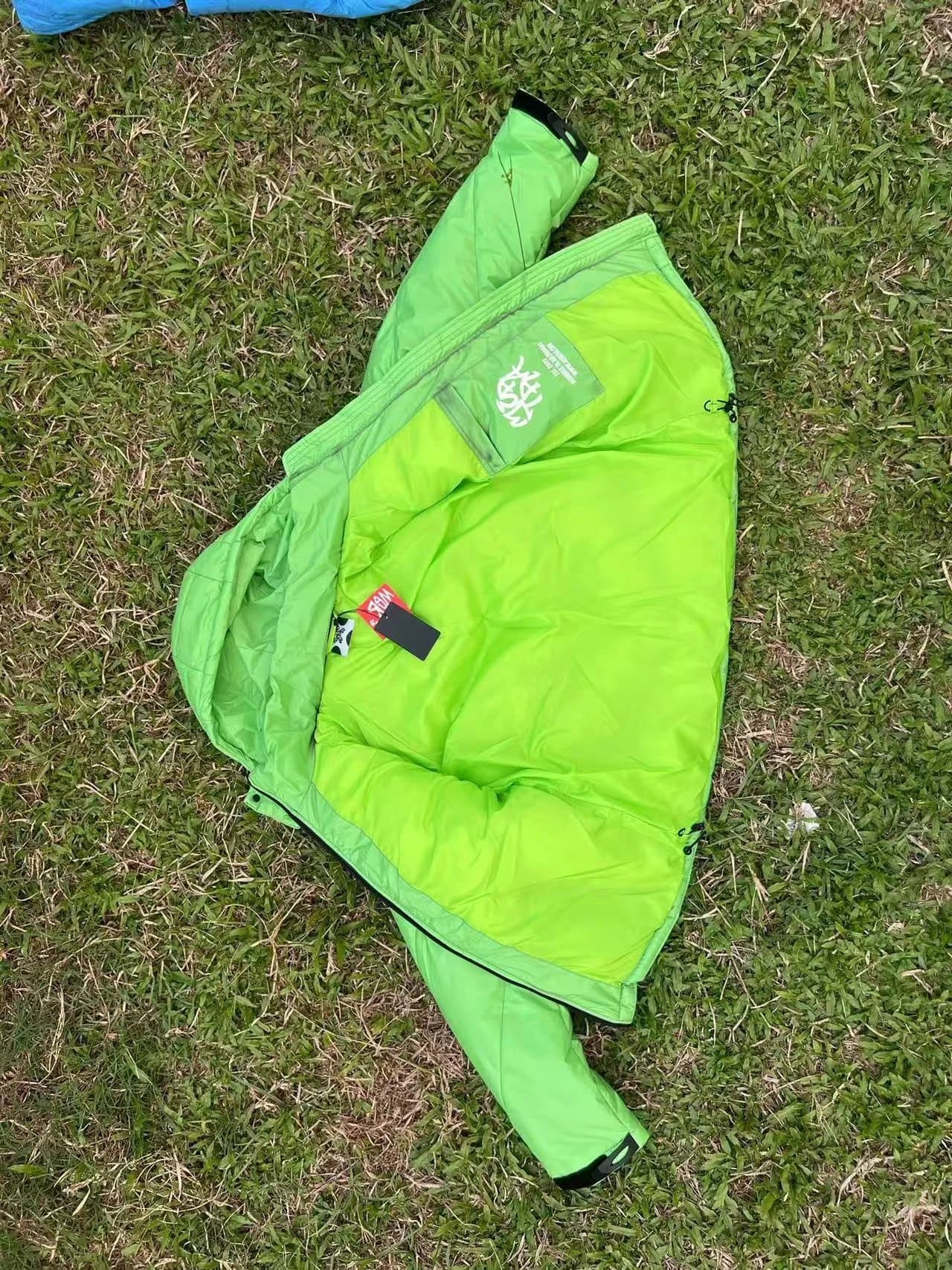 Supreme Puffer Jacket Neon Green