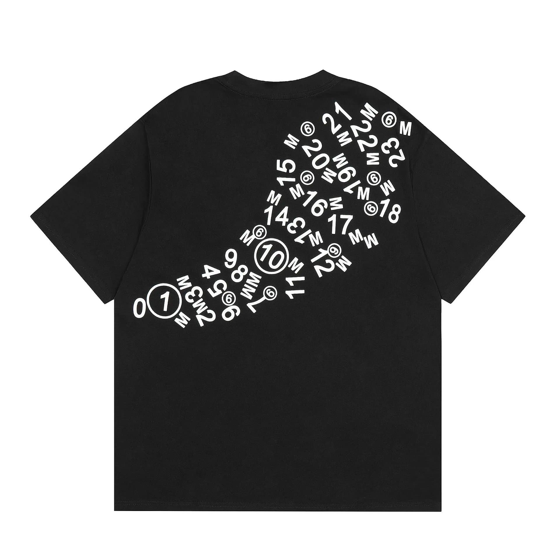Maison Margiela Numbered Logo Tee Numeric Print — 30
