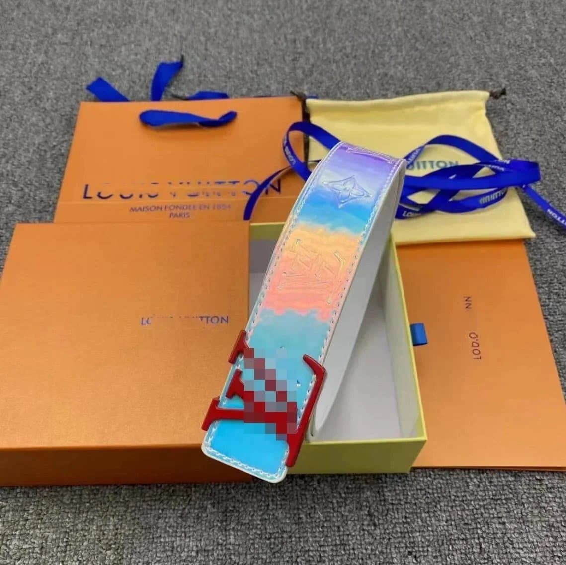 Louis Vuitton LV Initiales Belt Monogram Eclipse — 24