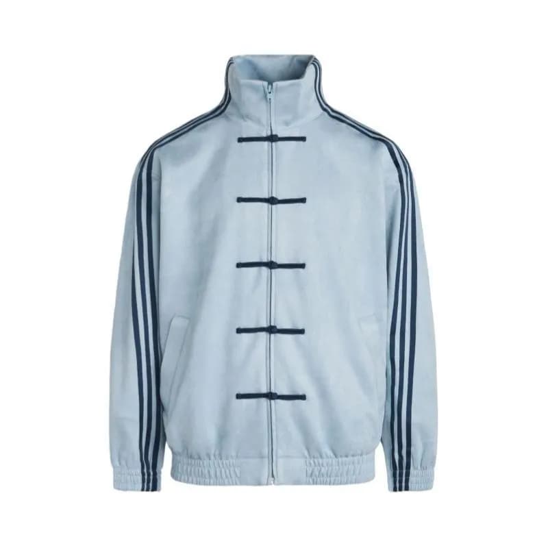 Adidas Track Jacket Chinese Knot Button — 浅蓝色