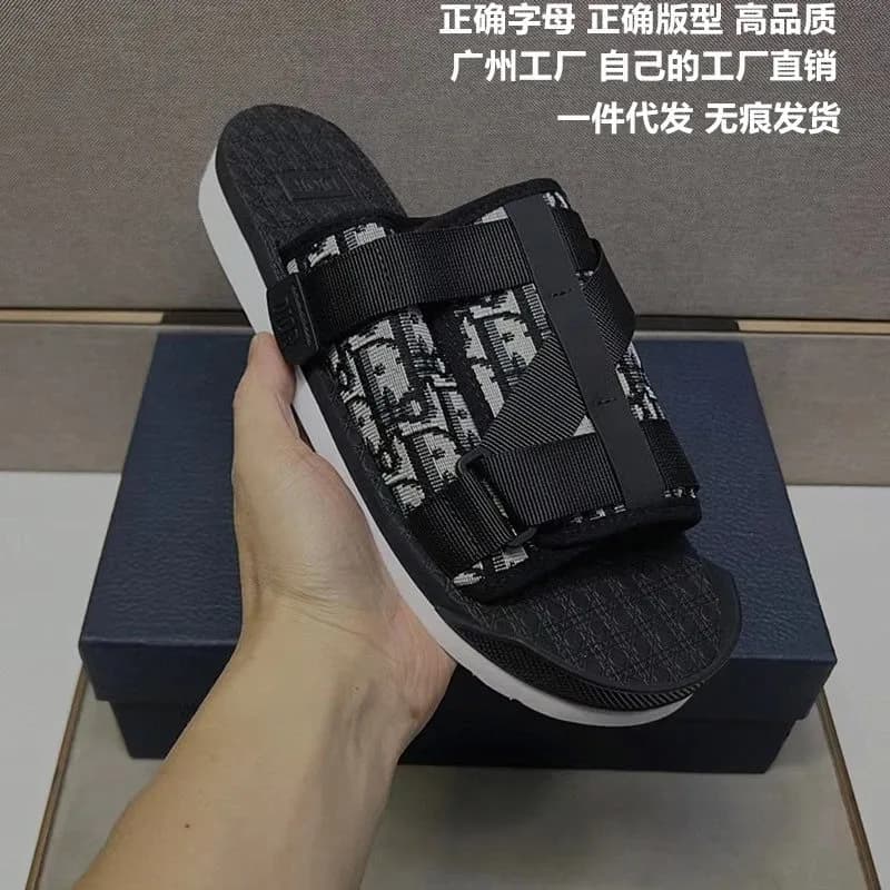 Dior B22 Slide Oblique Print