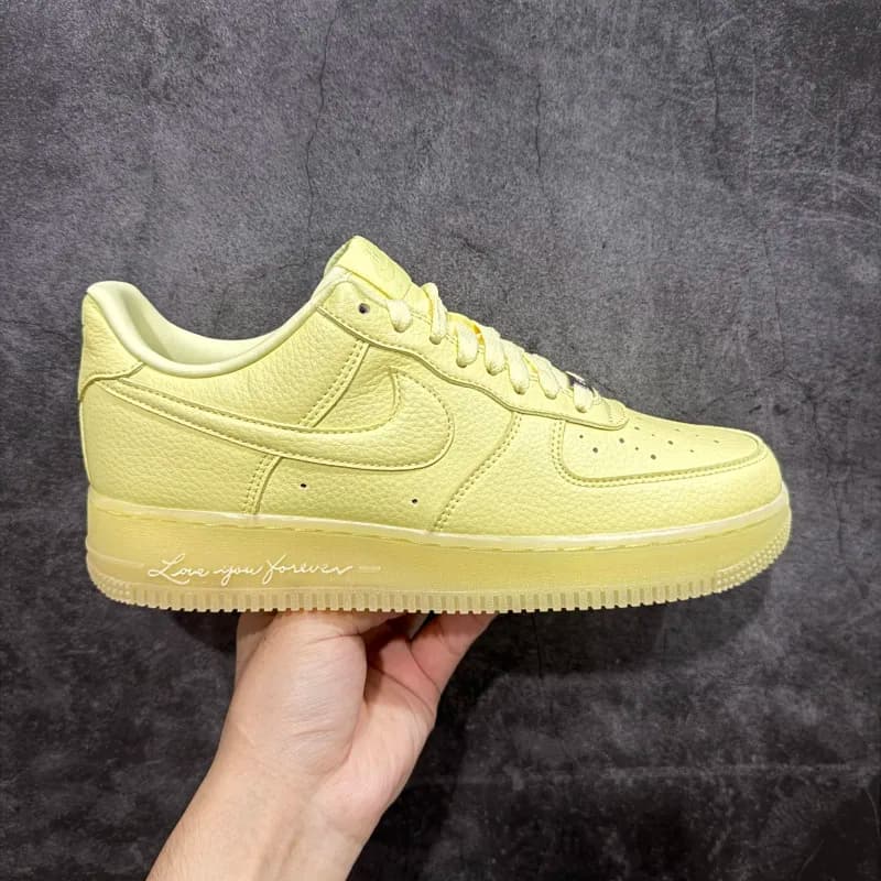 Nike Air Force 1 Low Triple White — CZ8065-800 联名黄色