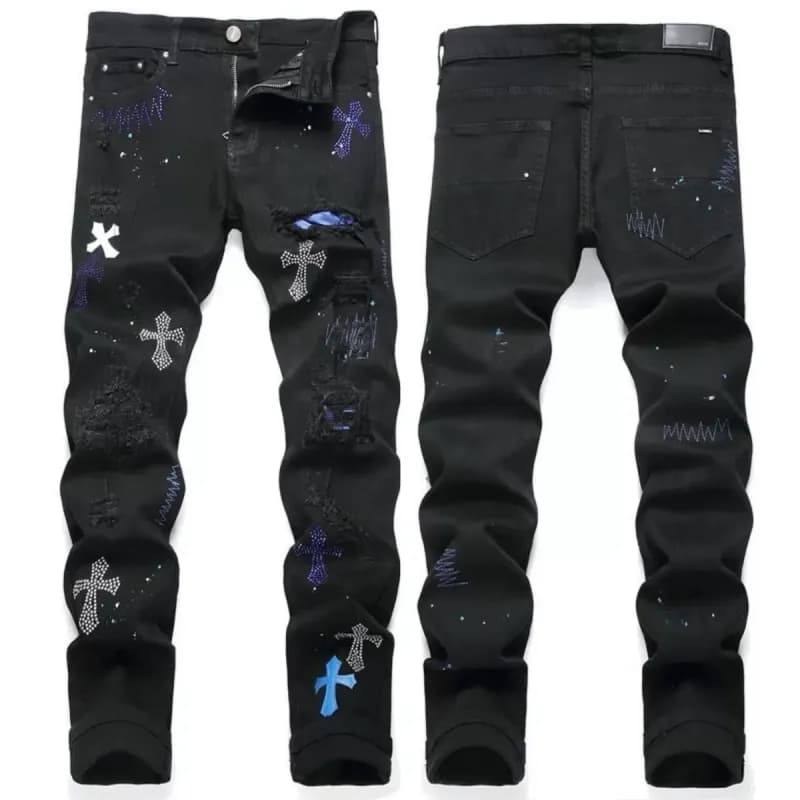 Straight-Leg Jeans Light Wash — D2-高品质M909