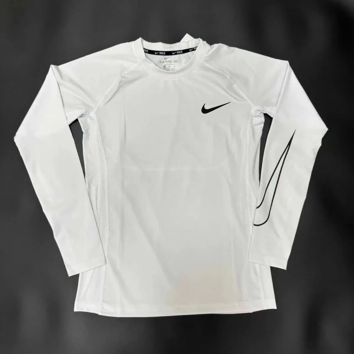 Under Armour HeatGear Compression Long Sleeve Solid White — 06