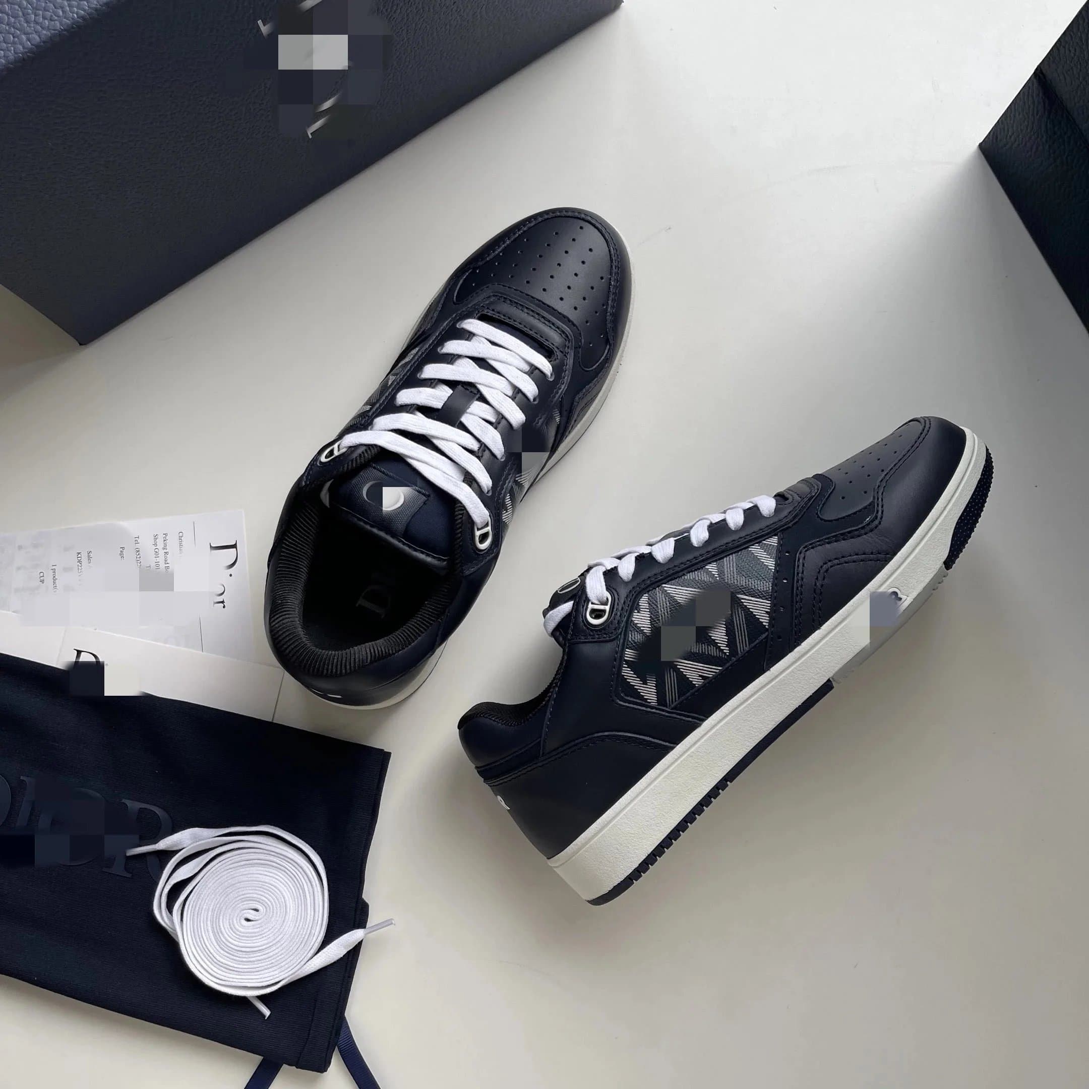 Reebok Club C 85 Dior Oblique Print — 黑色