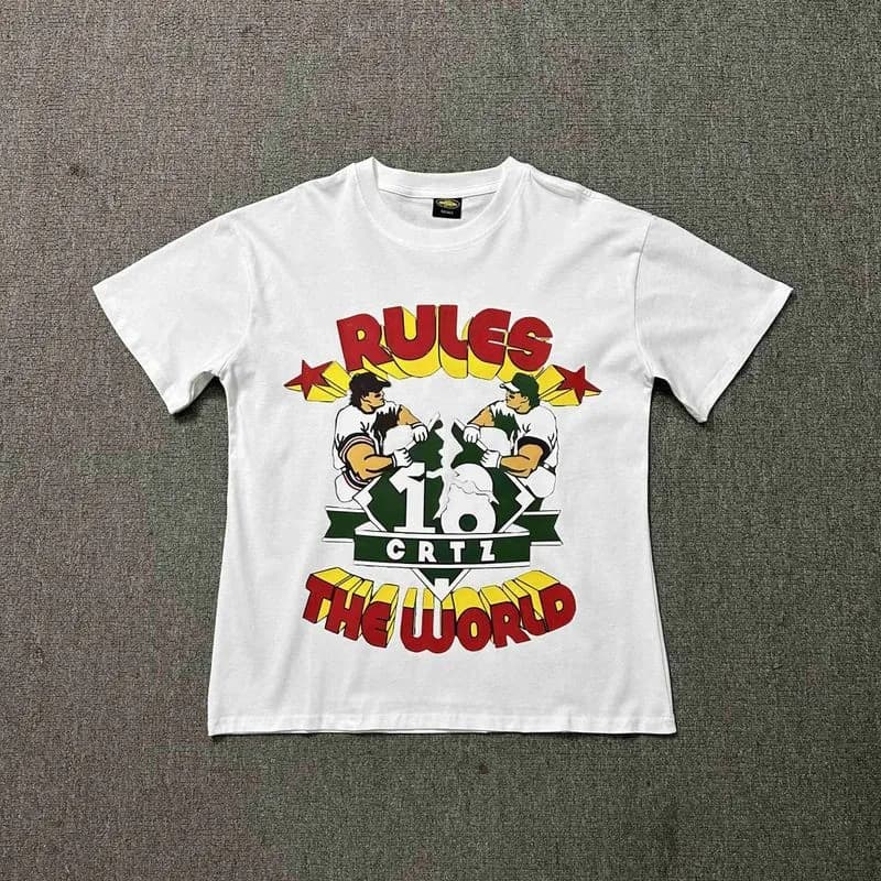 Palace T-Shirt Rules The World Graphic — 3197款 白色