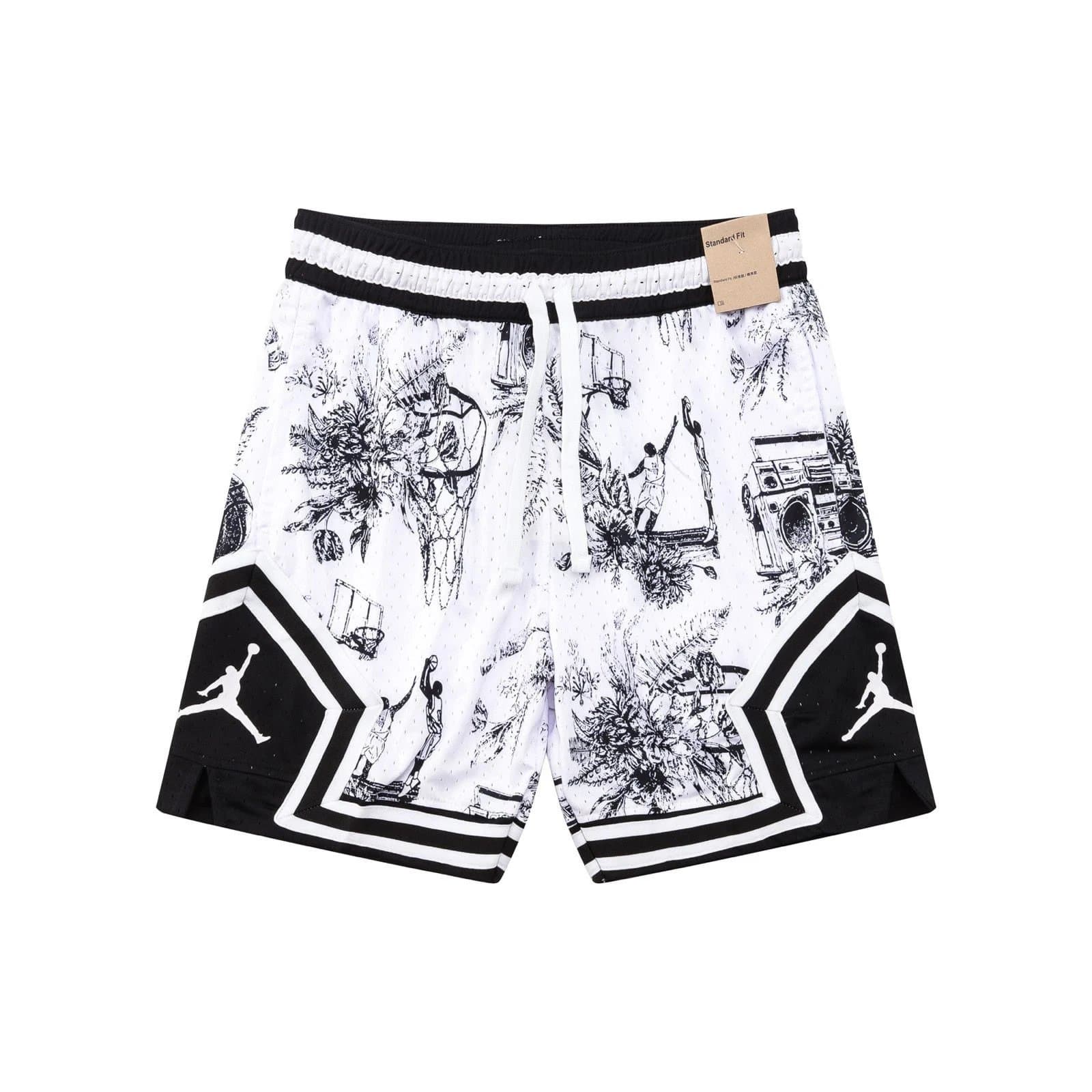 Jordan Basketball Shorts Toile Print