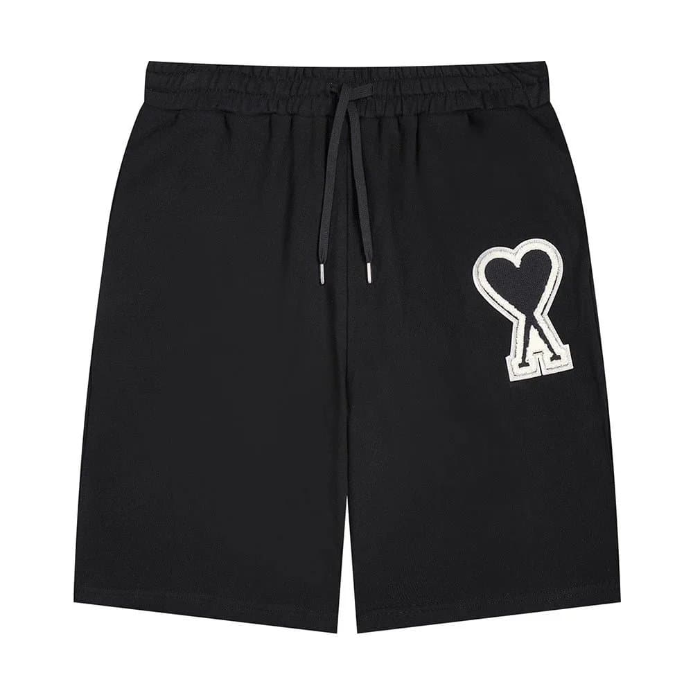 Amiri Heart Logo Shorts Embroidered Heart