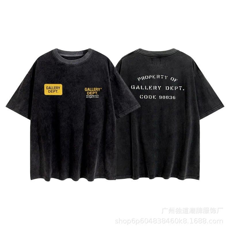 Gallery Dept. Graphic Tee Paint Splatter — 118水洗黑