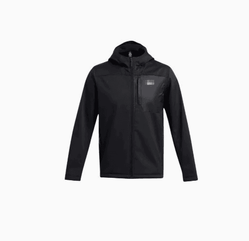 Under Armour Hooded Softshell Jacket Solid Black