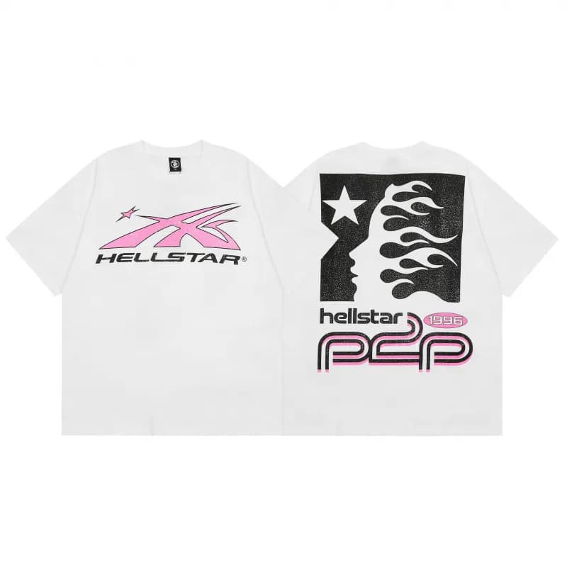 Hellstar Graphic Tee Alien Attack — 【280克优质】款式二（白色）