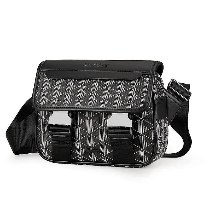 Lacoste Messenger Bag Geometric Print