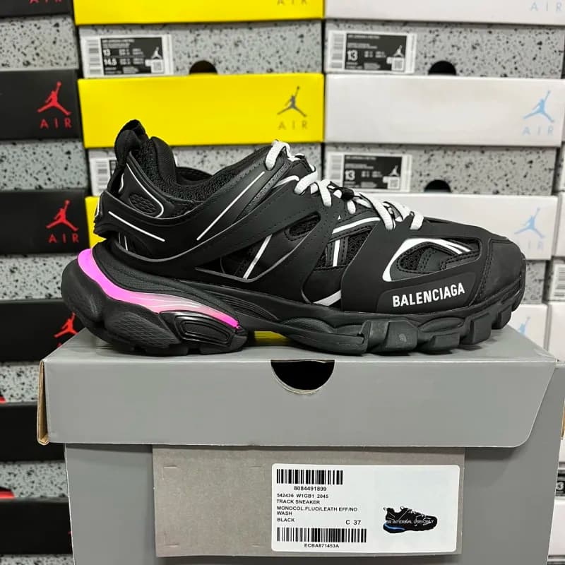 Balenciaga Track Sneaker Monocol Fluo Leather Effino