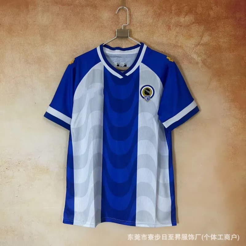 Puma V-Neck Soccer Jersey Wave Pattern