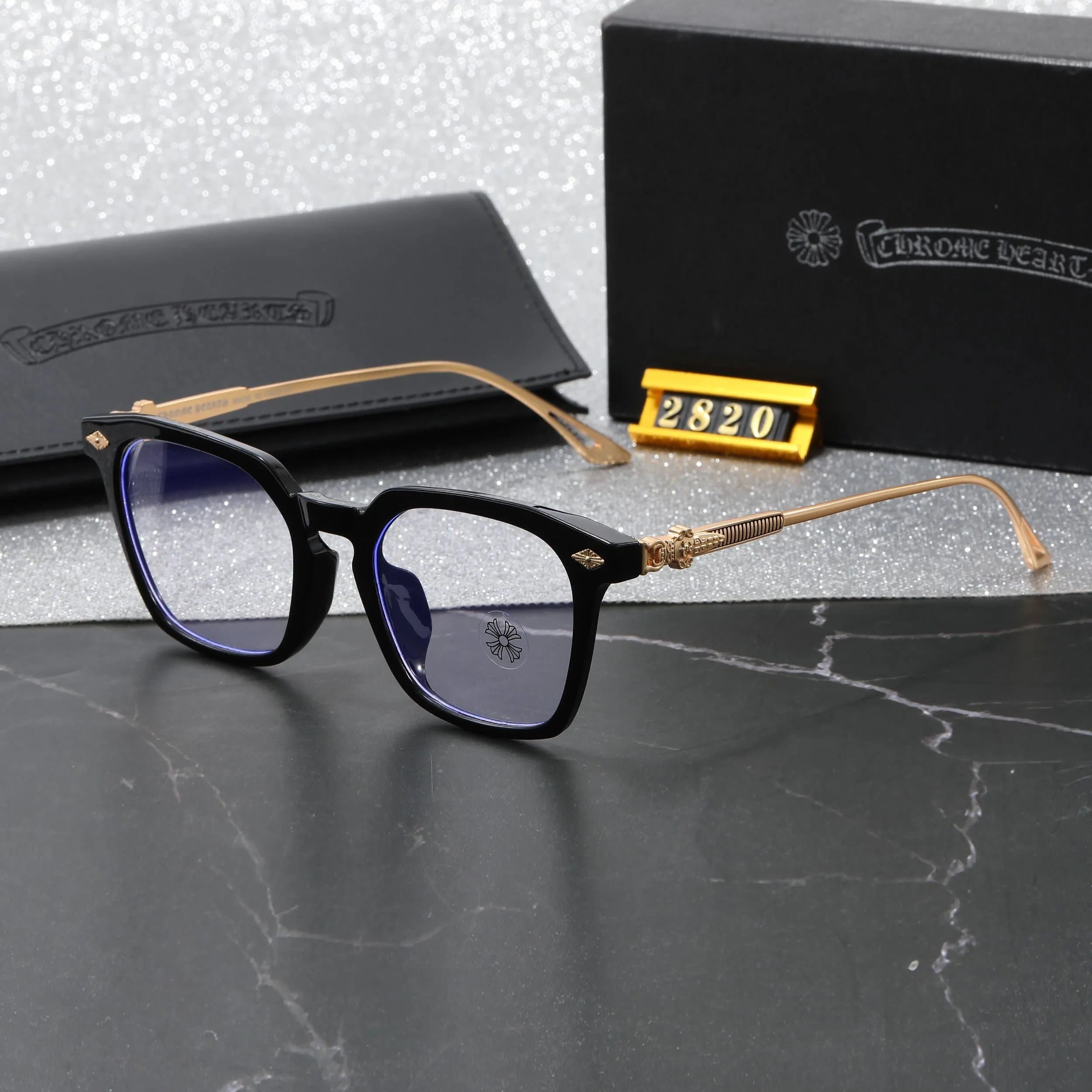 Chrome Hearts Optical Frame Flower Logo Temple
