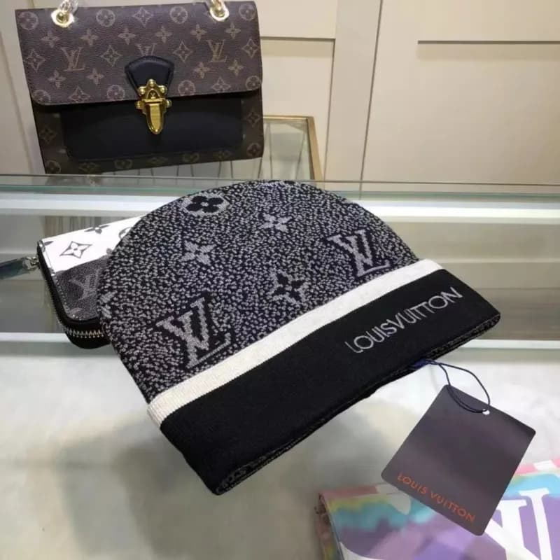 Louis Vuitton Scarf Monogram Grid — 202# 灰色