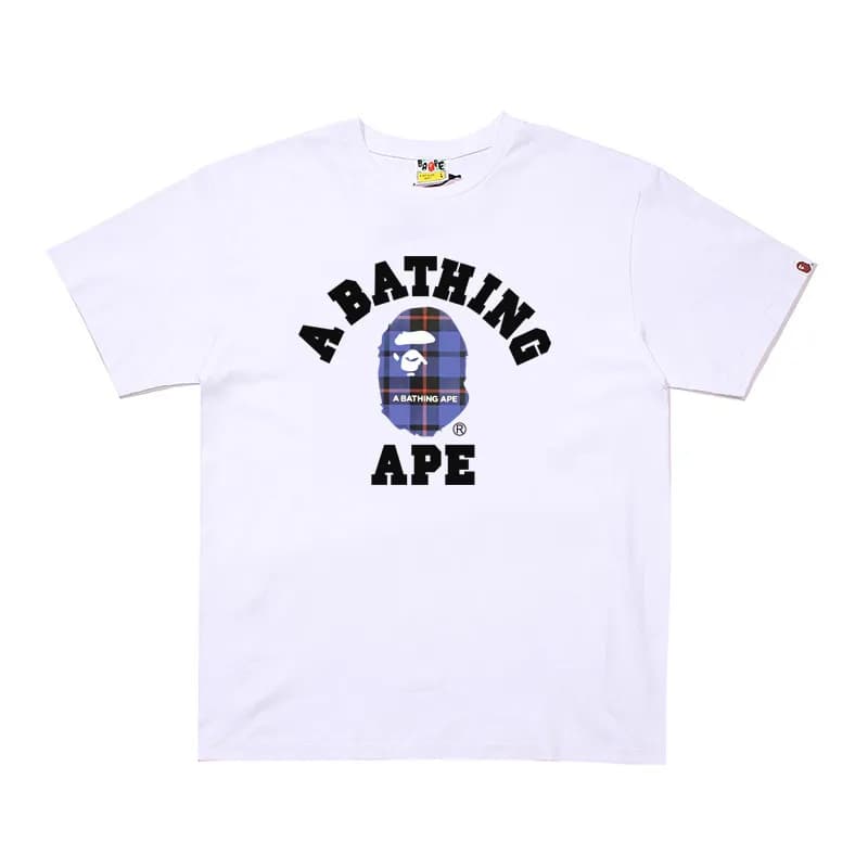 BAPE Ape Head Tee White Ape Head — D103白蓝色