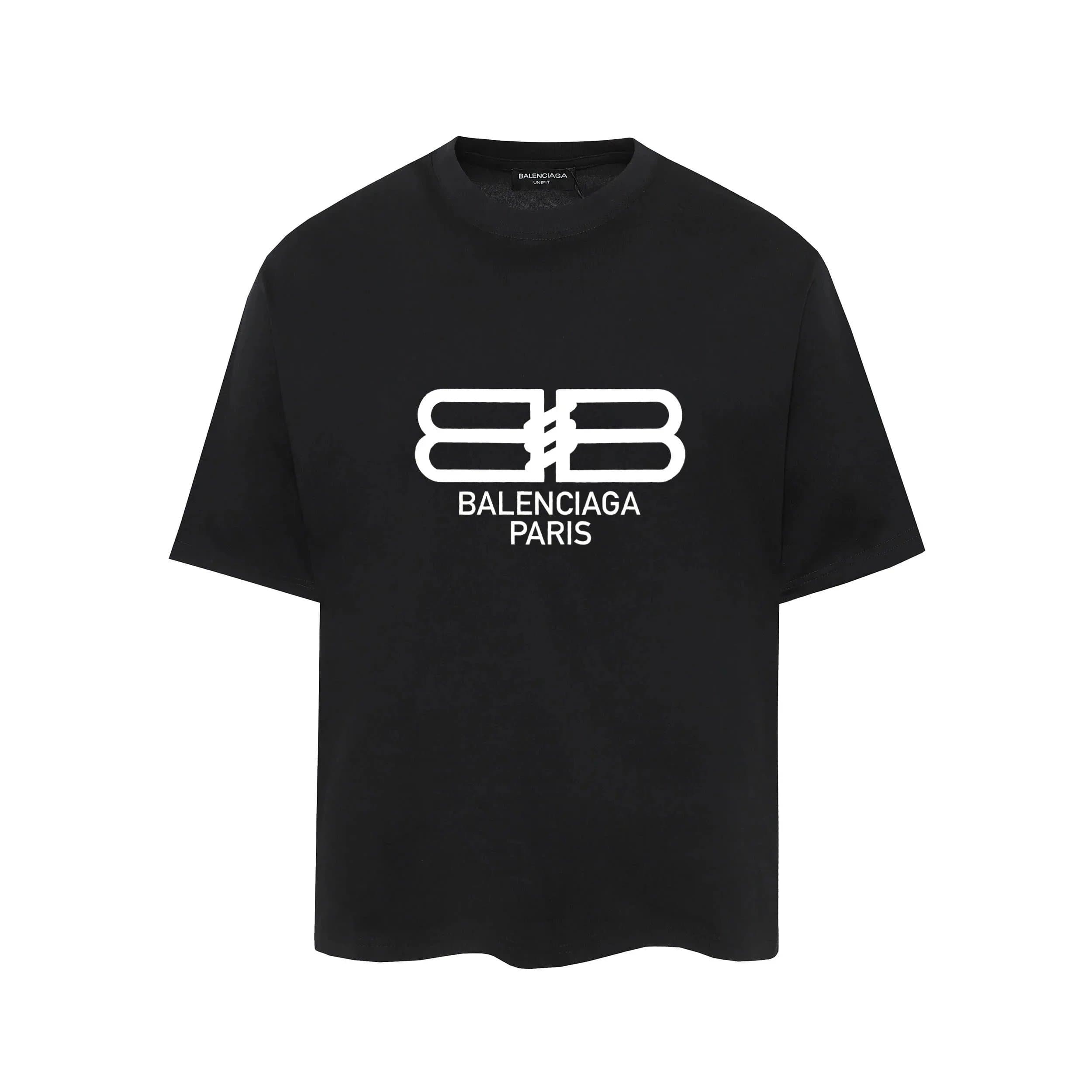Balenciaga Logo T-Shirt BB Print