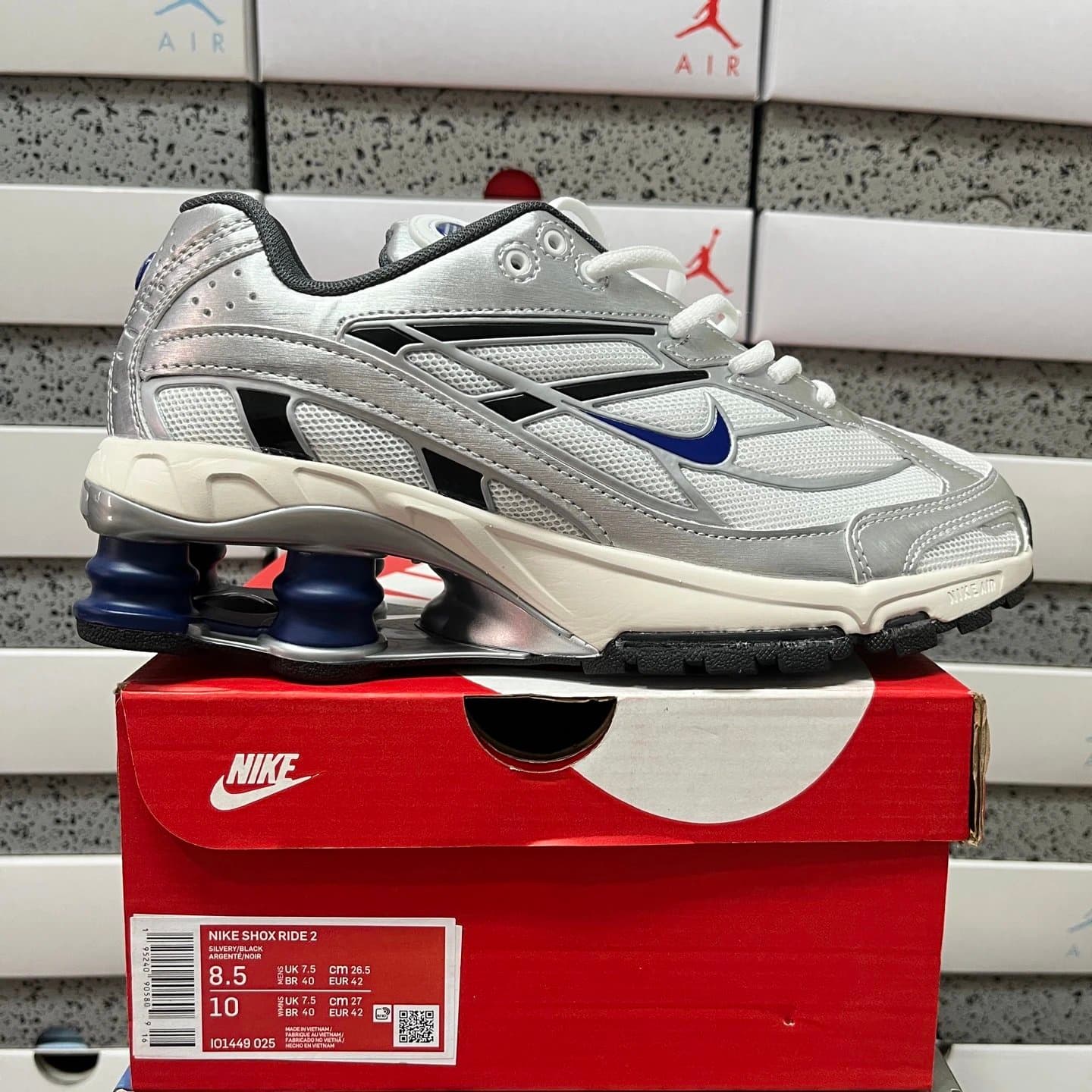 Nike Shox Ride 2 Ash/Silver — IO1449 025