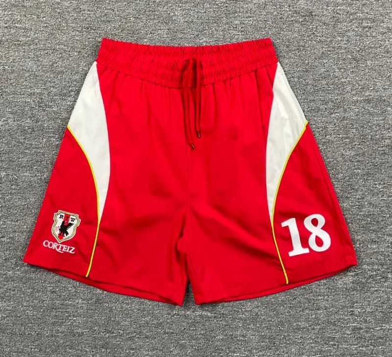 Converse Basketball Shorts Star Logo Panel — 3253 red