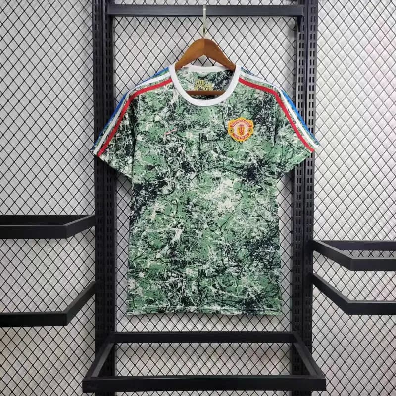 Versace Graphic T-Shirt Medusa Baroque Print — 2425曼联联名版