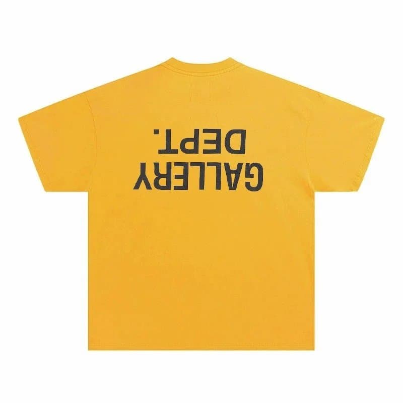 Gallery Dept. Graphic Tee Painted Portrait — 姜黄颠倒logo