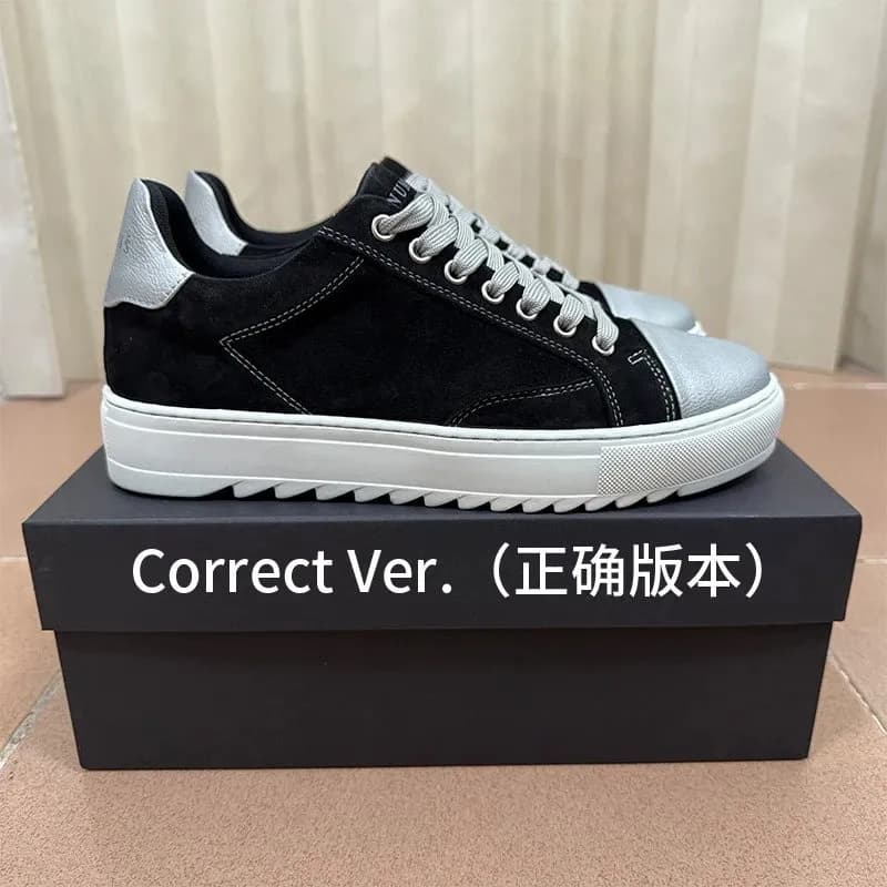 Numeris Atelier Low Top Sneaker Two-Tone Suede and Leather