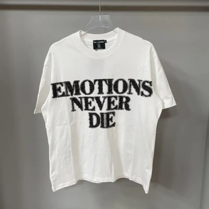 Anti Social Social Club Emotions Never Die Tee Embroidered Logo