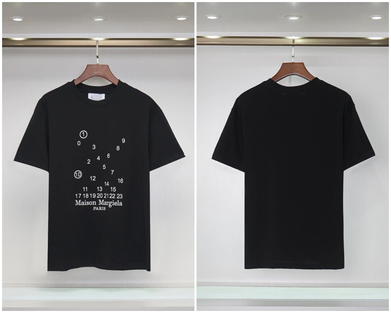 Maison Margiela Numbered Logo Tee Numeric Print