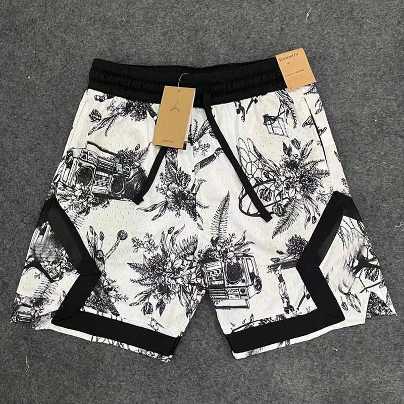 Jordan Mesh Shorts Jumpman Wing Panel — 028素描（三标齐）