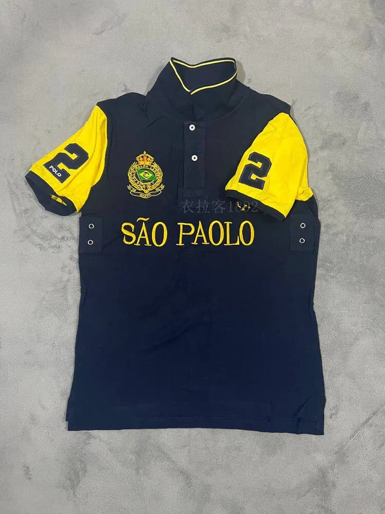Polo Ralph Lauren Polo Shirt Dubai Edition — 宝蓝色-圣保罗