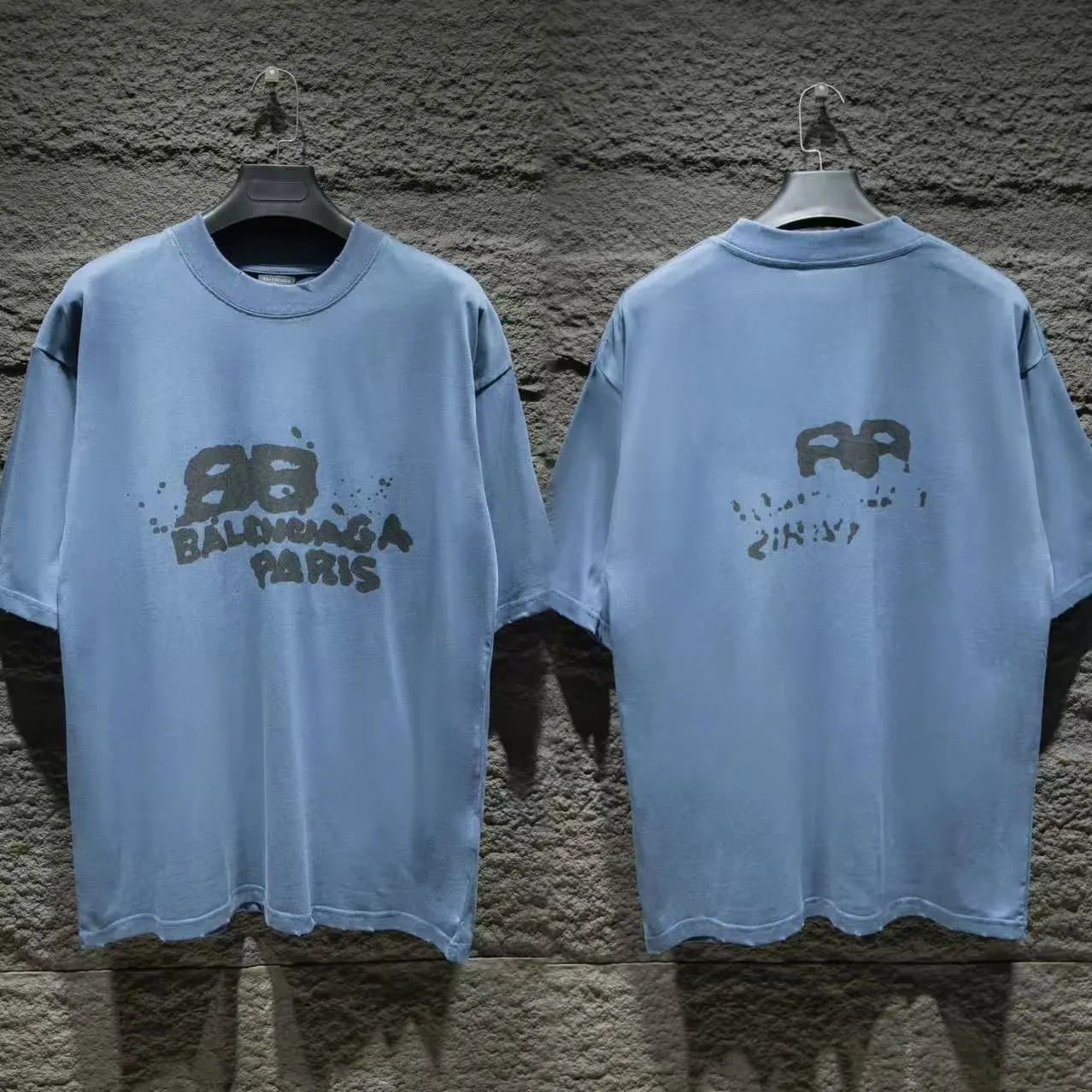 Balenciaga Logo T-Shirt Oversized Script — 89