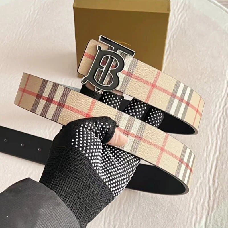 Burberry Gift Box Gold Logo — 蓝纹-黑银