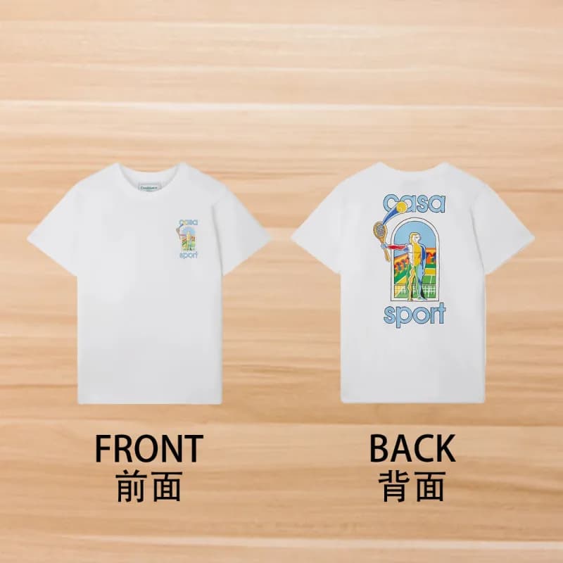 Sport Graphic Tee Tennis Print