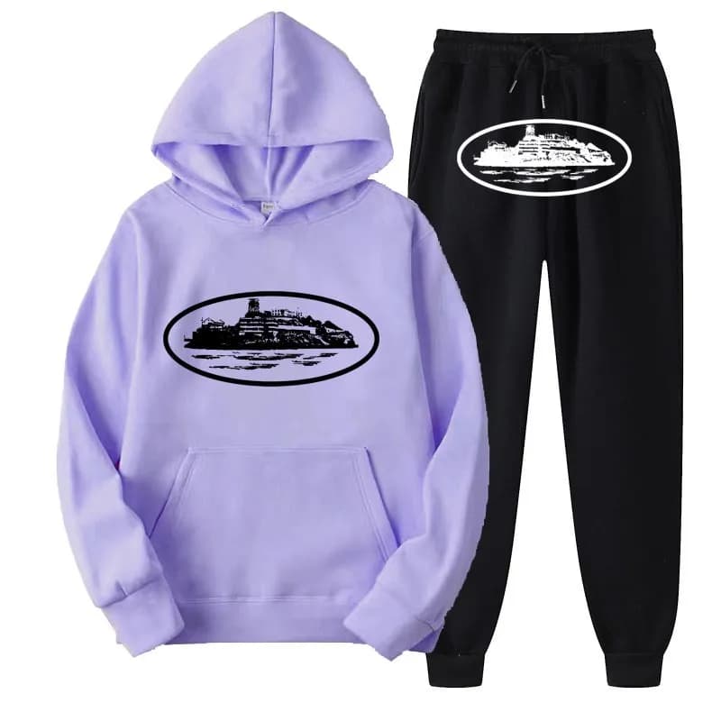 Gallery Dept. Hoodie and Joggers Set Cruise Ship Graphic