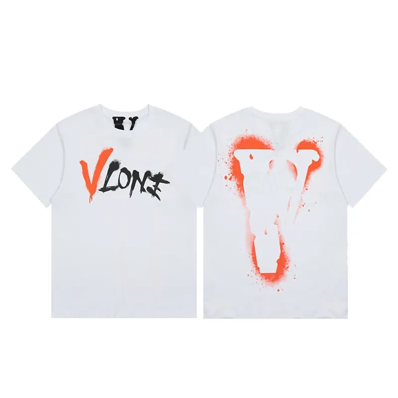 Off-White Graphic Tee Spray Paint V Logo