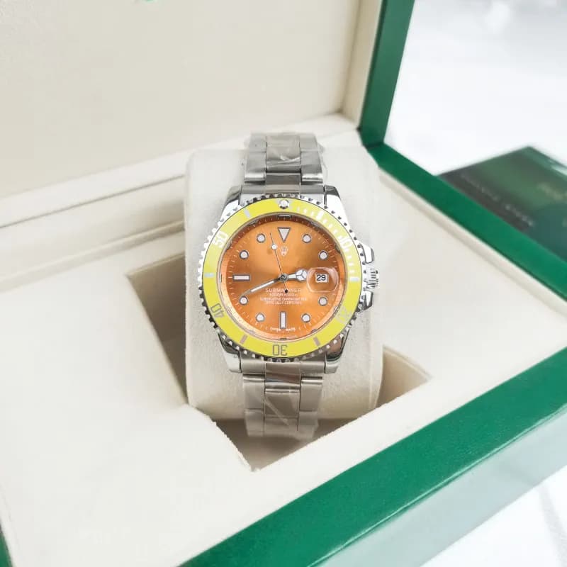 Rolex Submariner Two-Tone Blue Dial — 黄色水鬼
