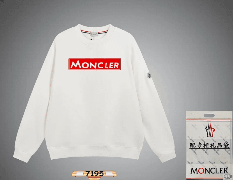 Moncler Logo Sweatshirt White Logo — 9