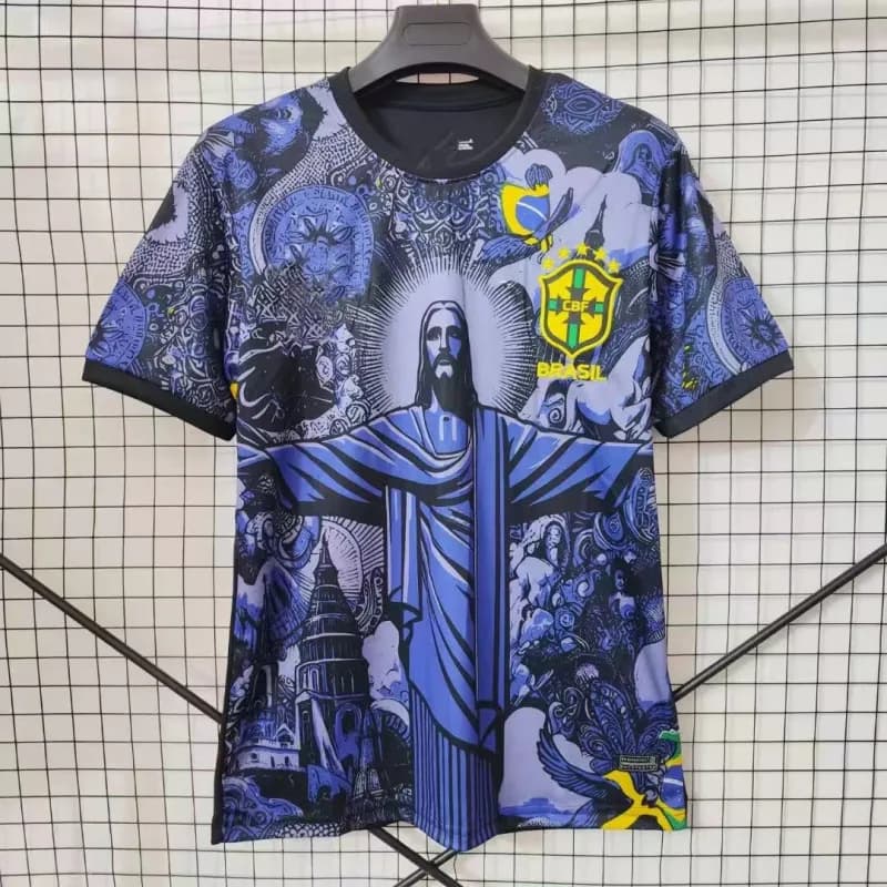 Nike Brazil National Team Jersey Christ the Redeemer Graphic