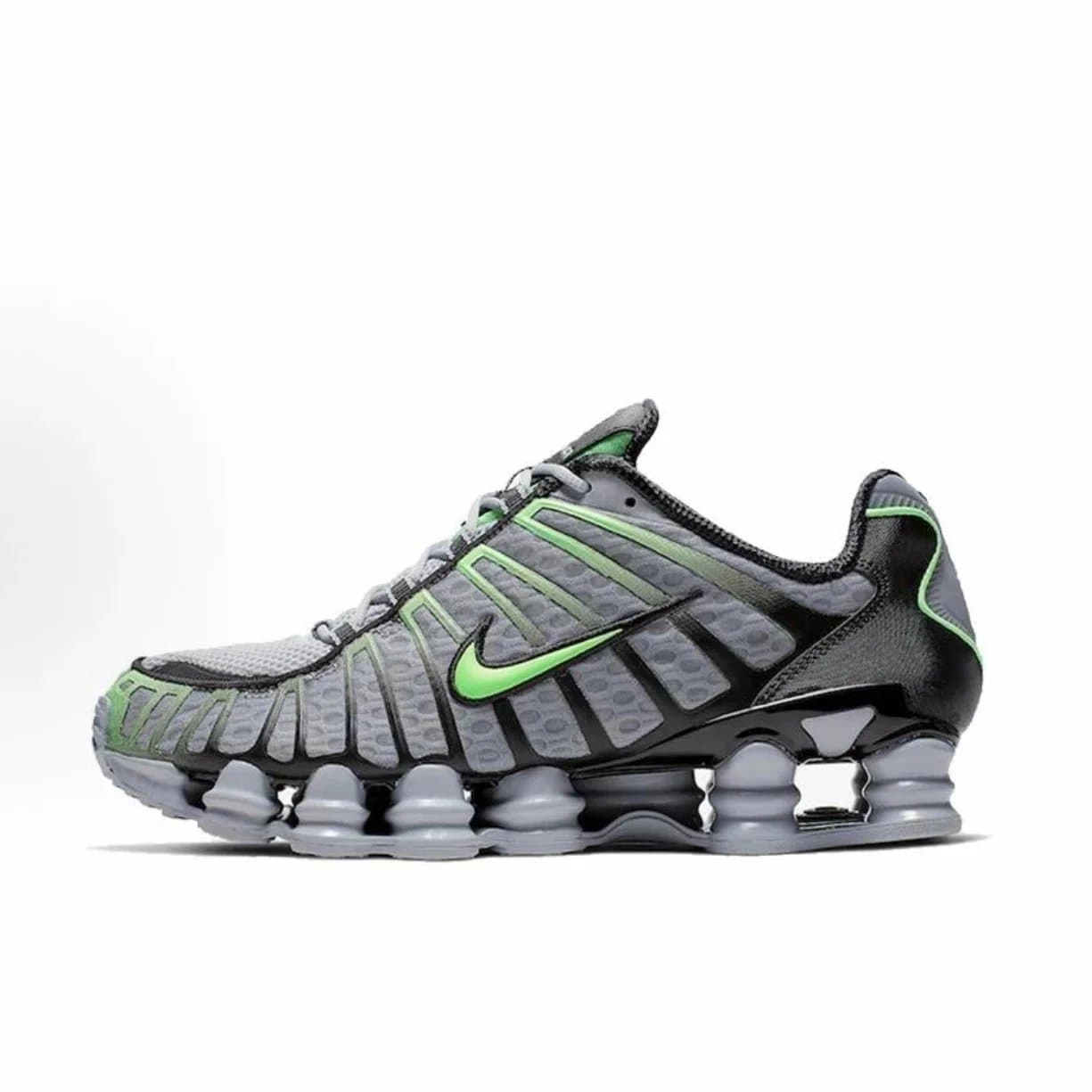 Nike Shox TL Black Red — 灰绿