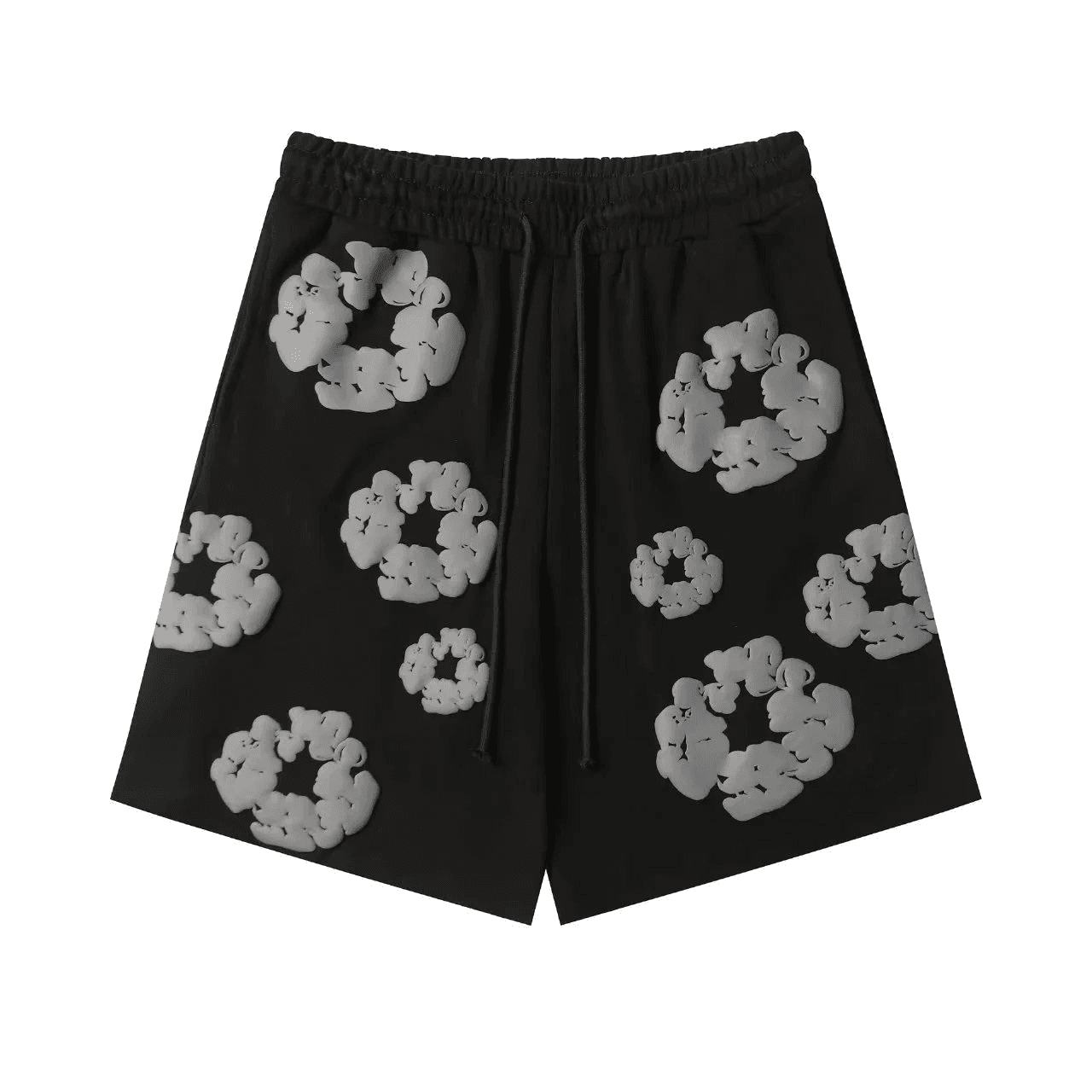 Balenciaga Cloud Print Shorts 3D Cloud Motif