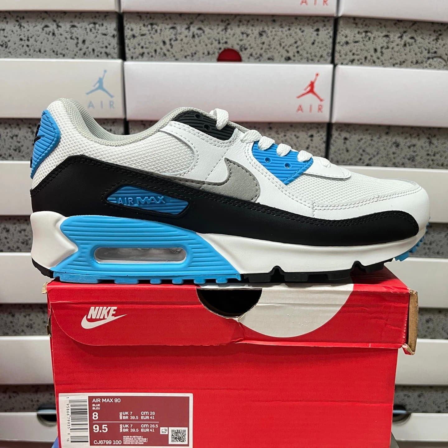 Nike Air Max 90 Black/Orange — CJ6799  100
