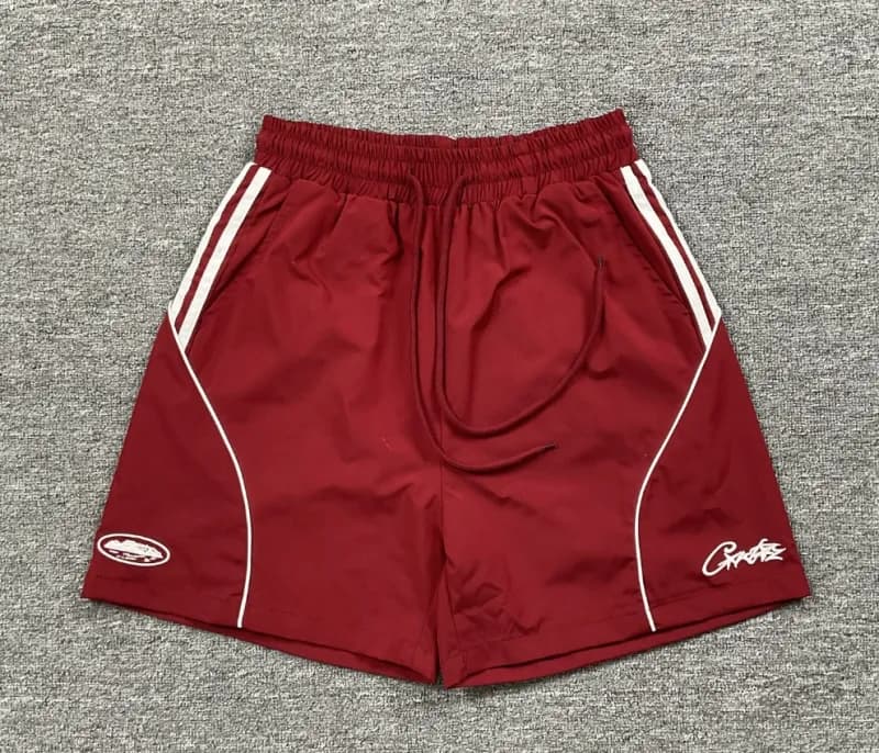 Sp5der Track Shorts Signature Stripe