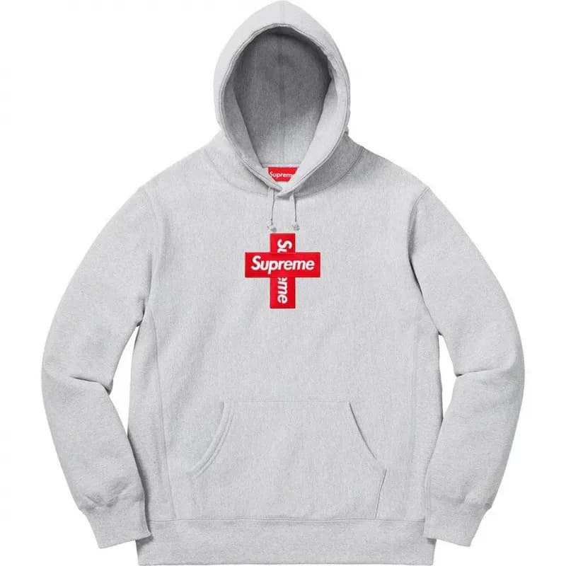 Supreme Logo Sweatpants Brown — 十字架灰色